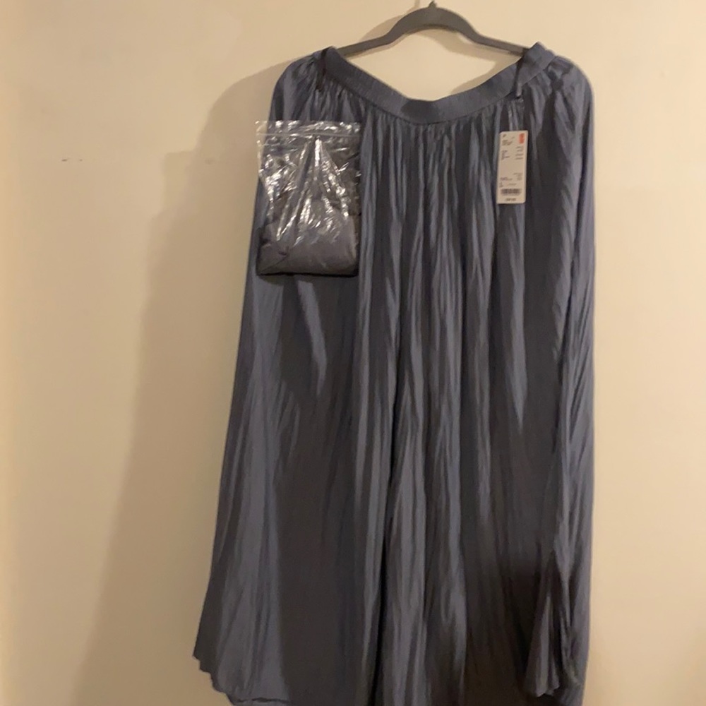 Uniqlo wide leg cropped pants